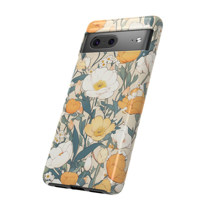 Tall White Flowers iPhone Case / Samsung Case