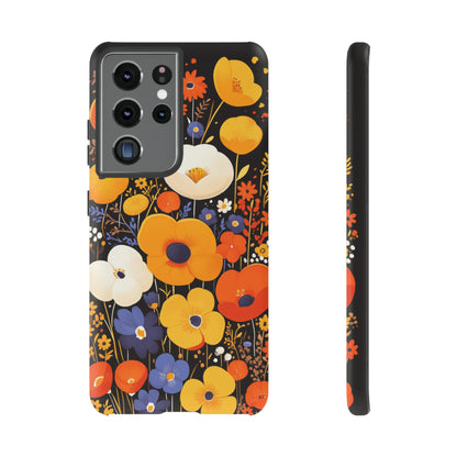 Retro Chaos, Wildflower iPhone Case / Samsung Case, Gift for Floral Lovers, Gift for Her