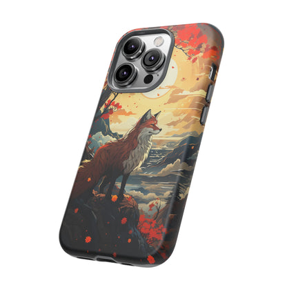 Japanese Wolf Aesthetic Phone Case