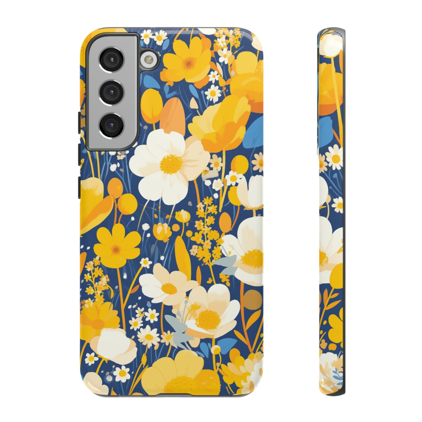 Wildflower Abstract Retro 70s iPhone Case / Samsung Case