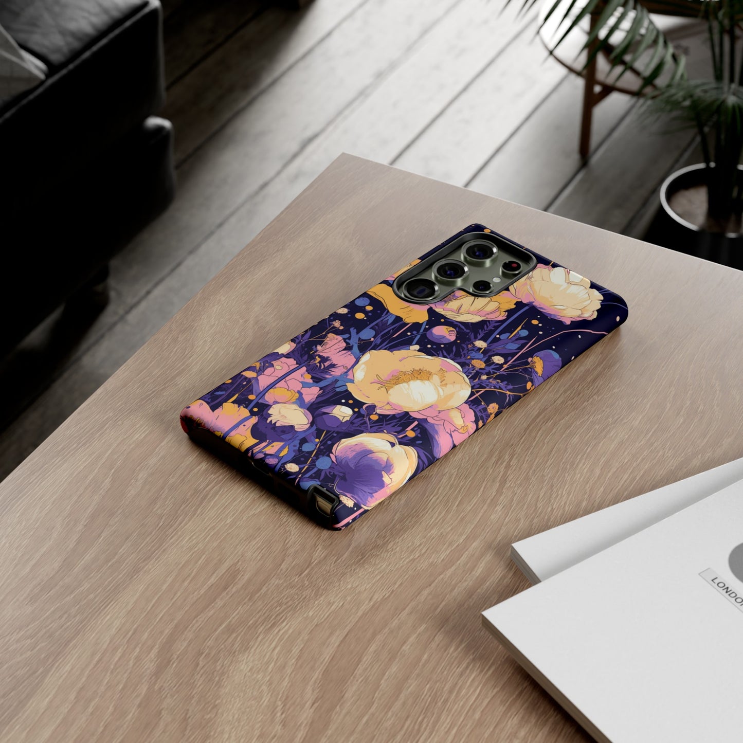 Night Cotton Flowers iPhone Case / Samsung Case