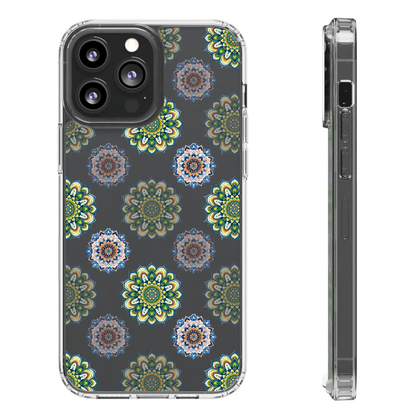 Lime Mandala Pattern | Clear iPhone Case / Samsung Case