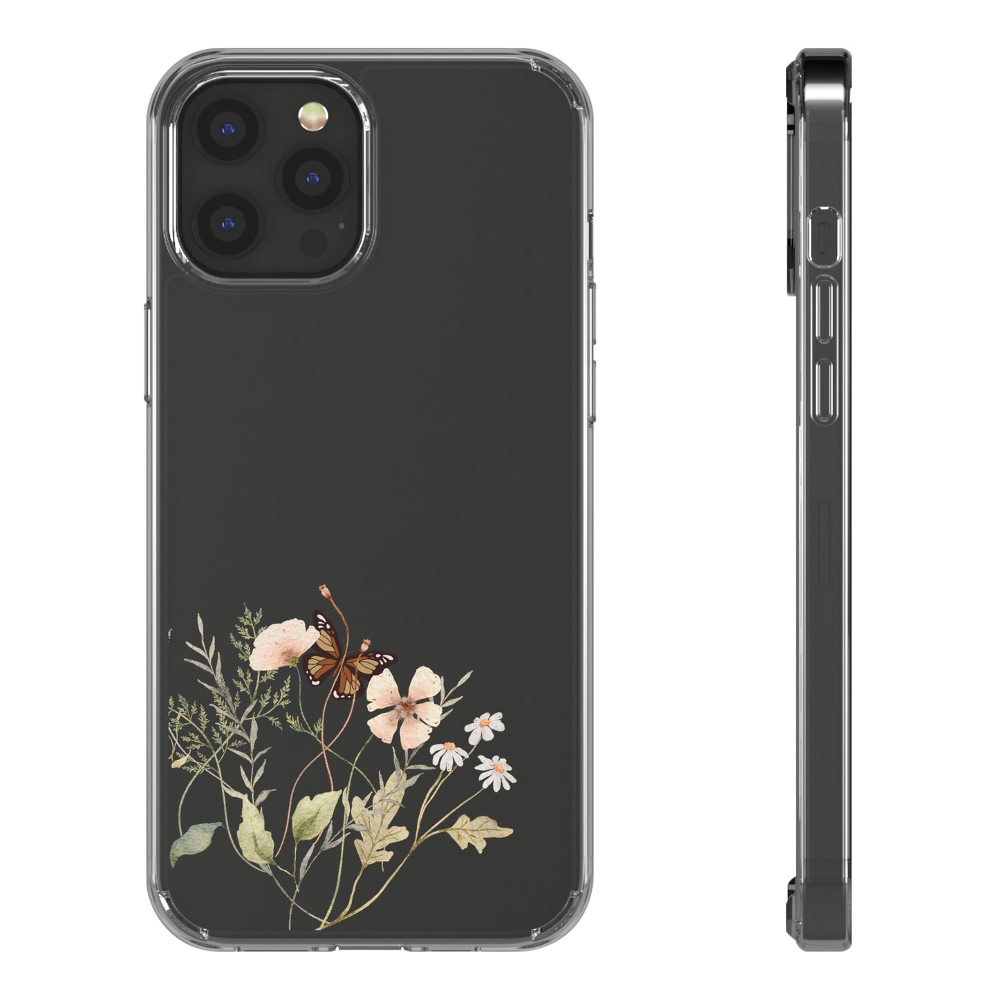 Gentle Wildflowers | Clear iPhone Case / Samsung Case