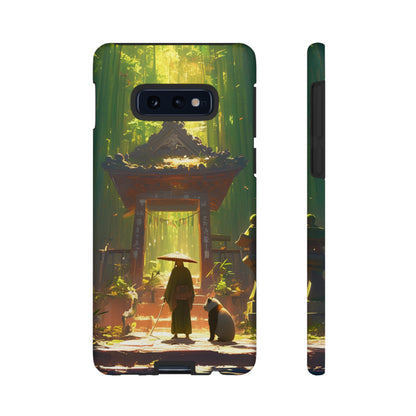 Vintage Japanese PandaTemple Aesthetic iPhone Case, iPhone 15 Pro Max 14 13 12 11 Mini, Samsung Galaxy S23 S22, Google Pixel 7 6 Pro