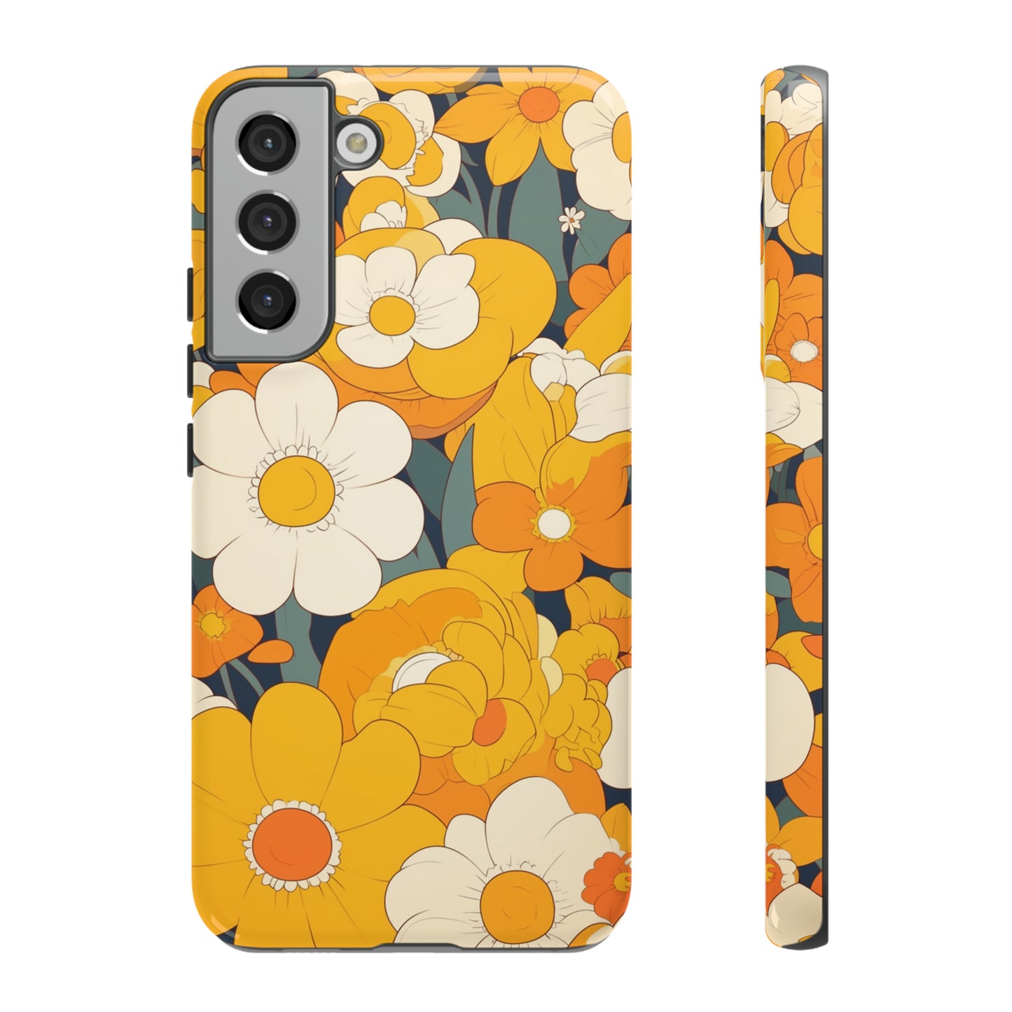 Retro Floral Art iPhone Case / Samsung Case