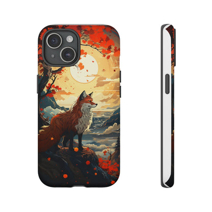 Japanese Wolf Aesthetic Phone Case