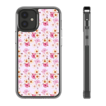 Floral Swirl | Clear iPhone Case / Samsung Case