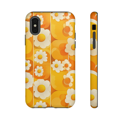 Yellow Floral Pattern Retro iPhone Case / Samsung Case