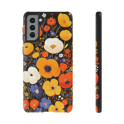 Retro Chaos, Wildflower iPhone Case / Samsung Case, Gift for Floral Lovers, Gift for Her