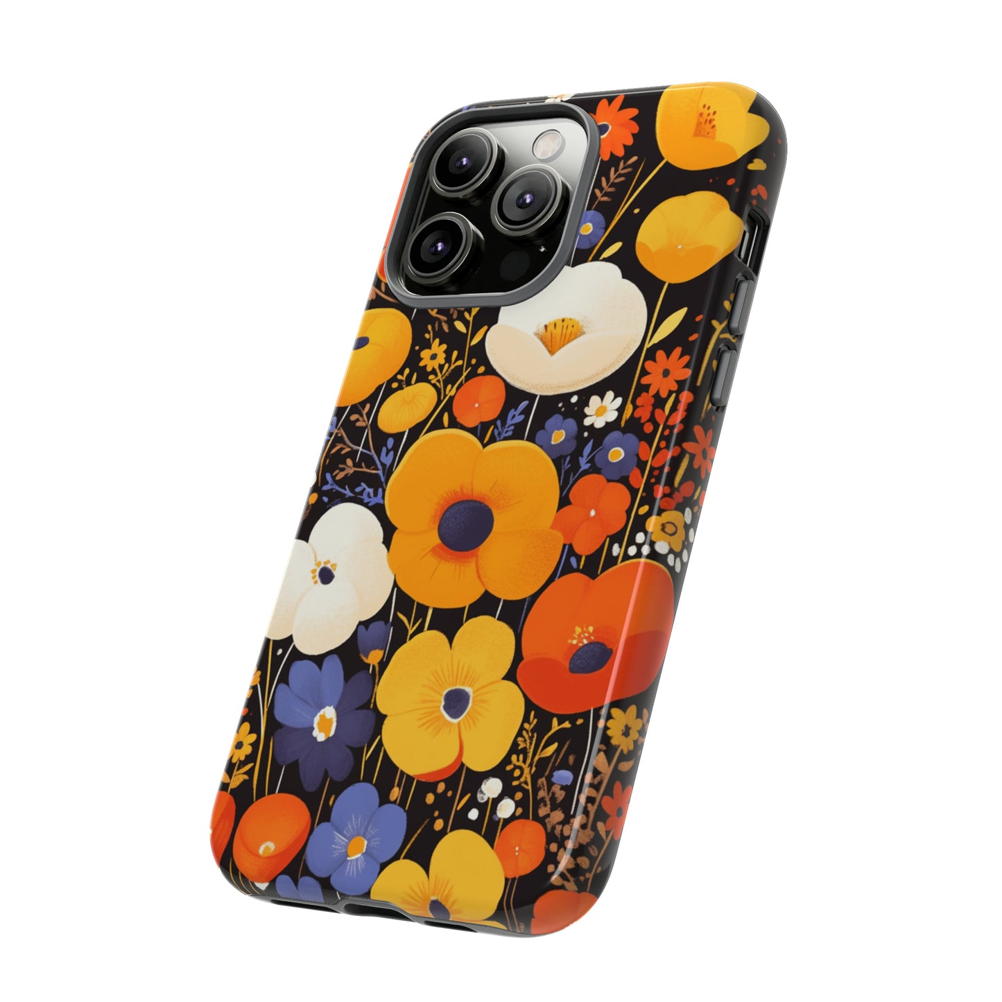 Retro Chaos, Wildflower iPhone Case / Samsung Case, Gift for Floral Lovers, Gift for Her