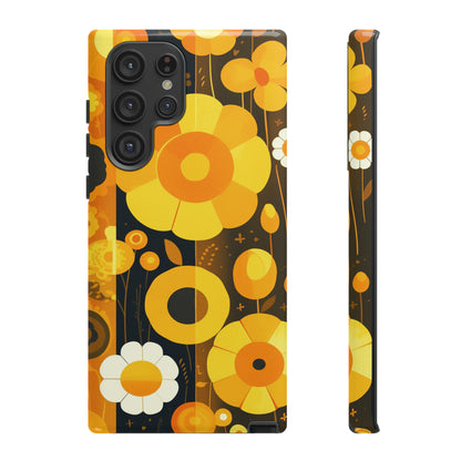 Floral Lines Retro iPhone Case / Samsung Case