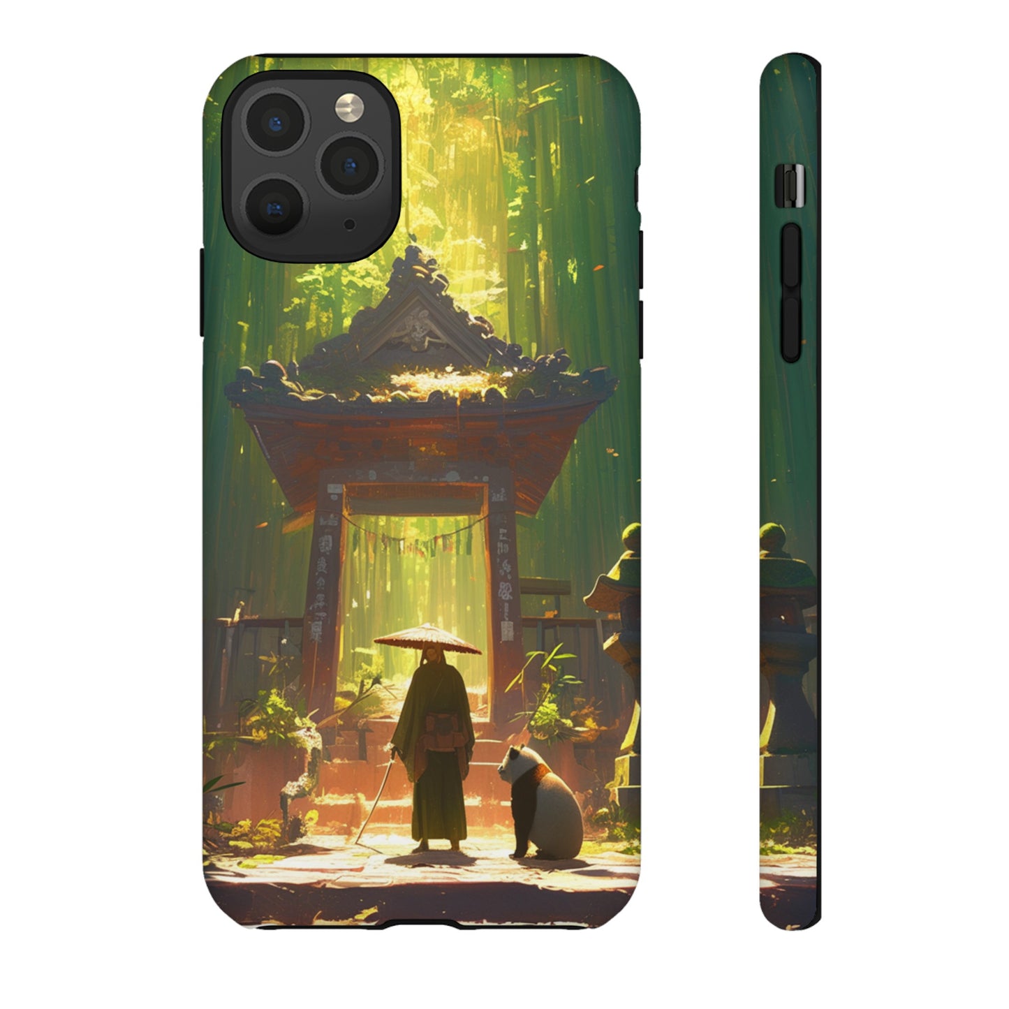 Vintage Japanese PandaTemple Aesthetic iPhone Case, iPhone 15 Pro Max 14 13 12 11 Mini, Samsung Galaxy S23 S22, Google Pixel 7 6 Pro