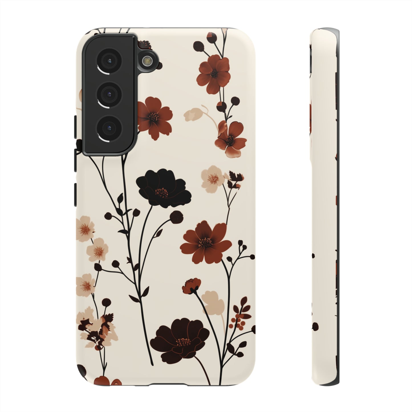 Minimalistic Tall Wildflowers iPhone Case