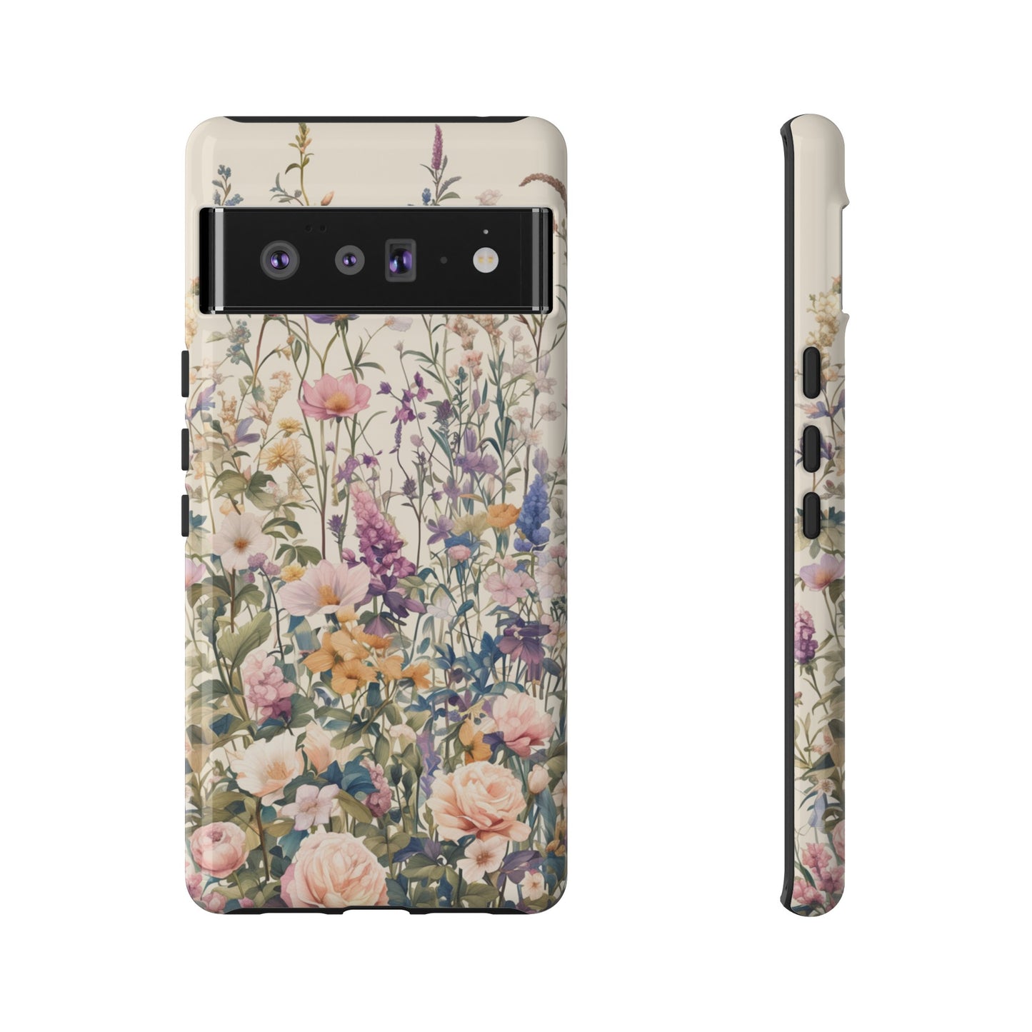 Tall Vintage Wildflowers iPhone Case / Samsung Case