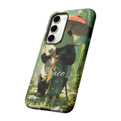 Japanese Aesthetic Vintage Panda iPhone Case / Samsung Case | "Peace"