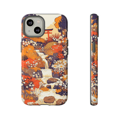 Rising Mountains & Rapid Rivers, Wildflower iPhone Case