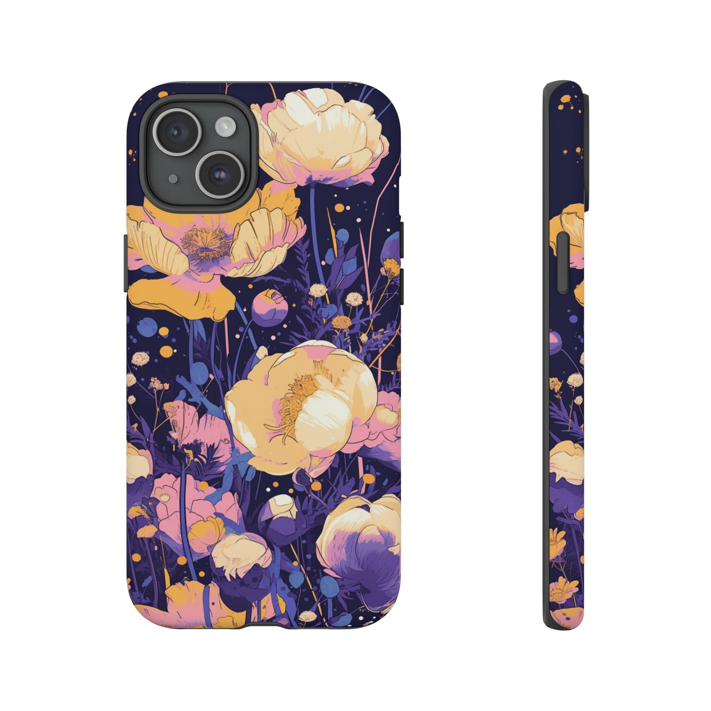 Night Cotton Flowers iPhone Case / Samsung Case