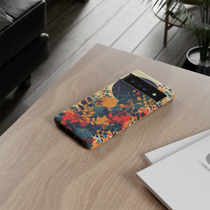 Retro Colorful Floral iPhone Case / Samsung Case