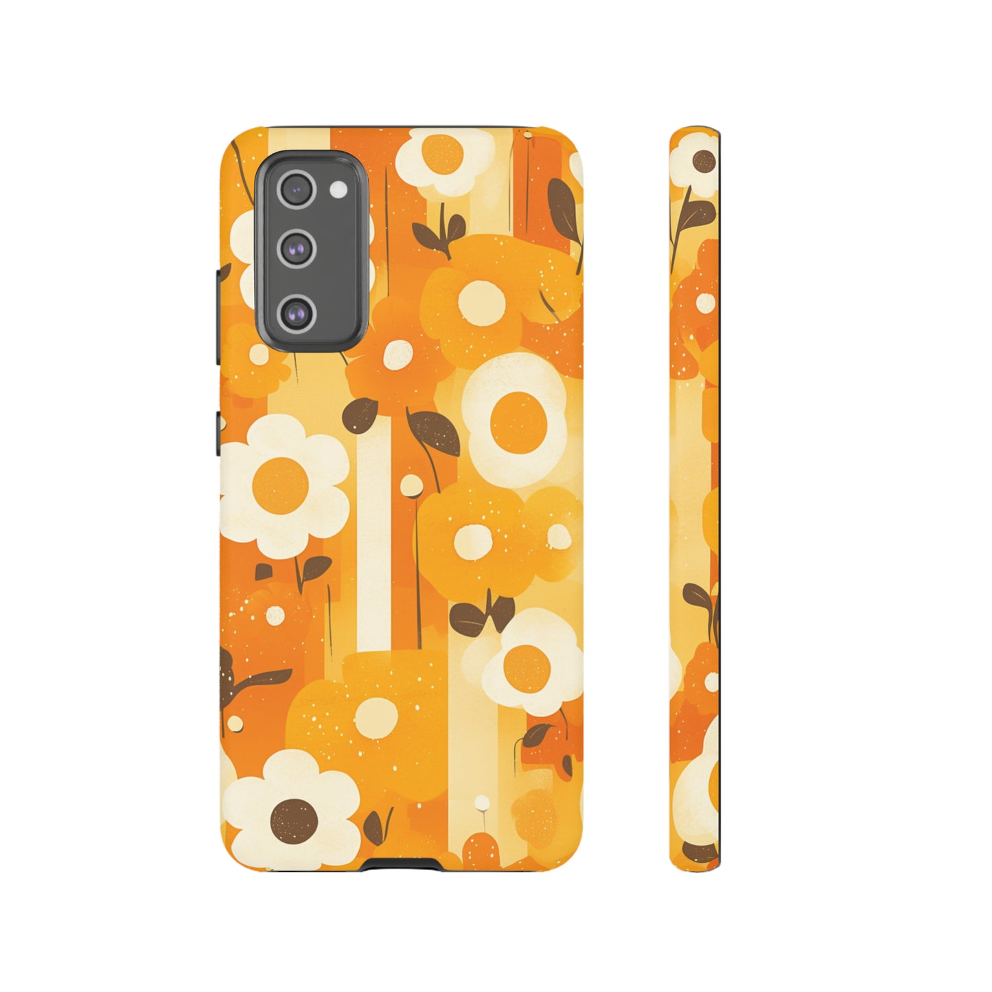 Retro 70s Abstract Flower Patterns iPhone Case / Samsung Case