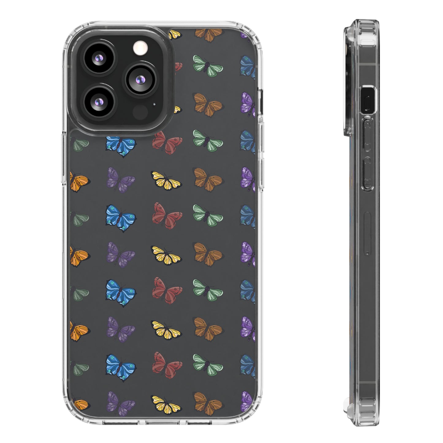 Colorful Butterflies | Clear iPhone Case / Samsung Case