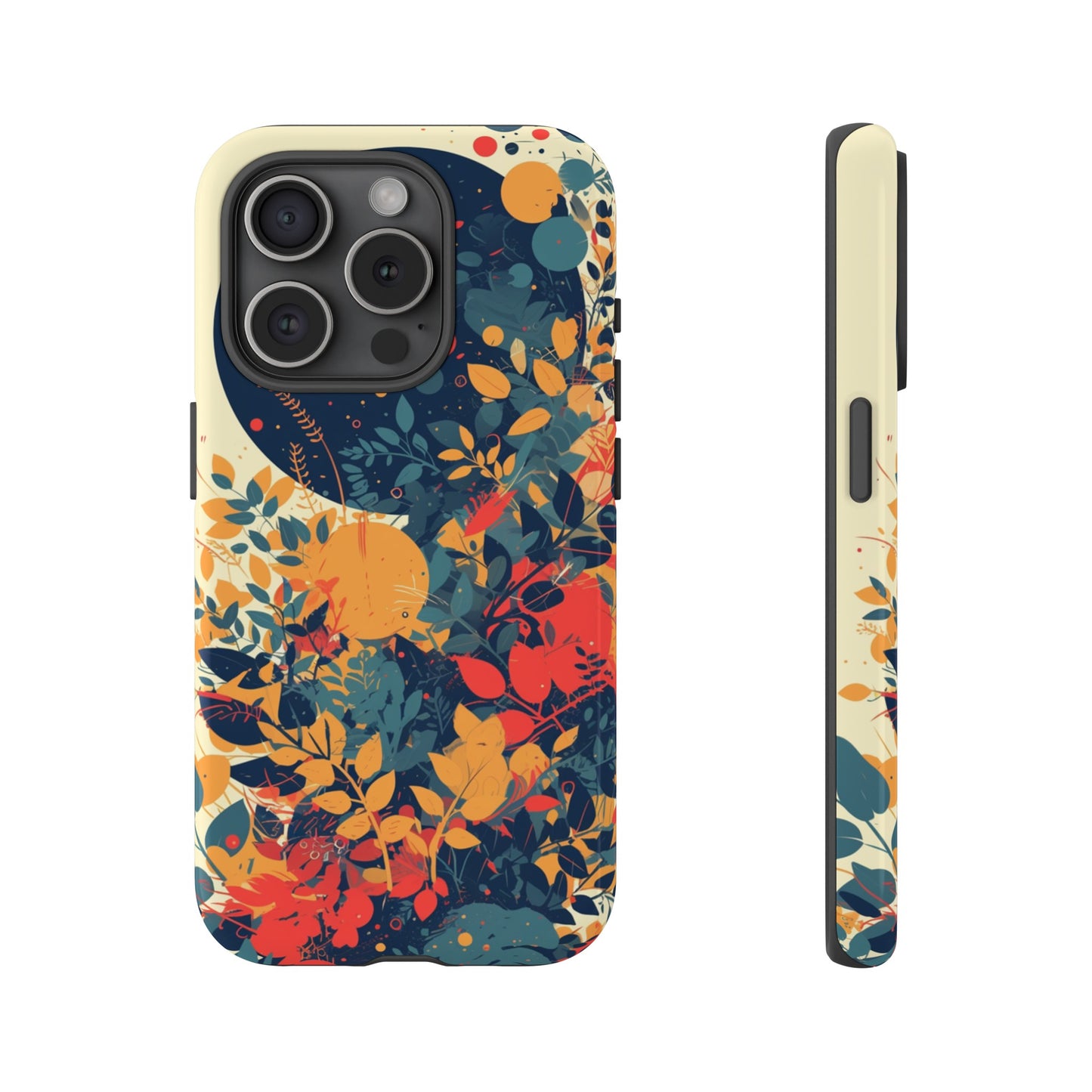 Retro Colorful Floral iPhone Case / Samsung Case