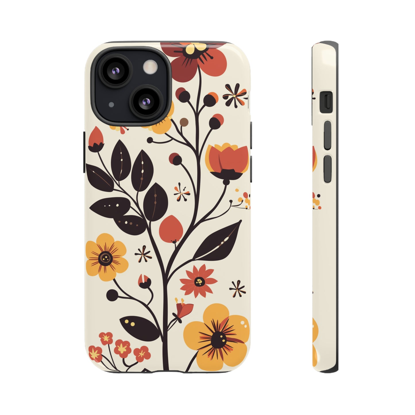 Vector Floral Vines iPhone Case