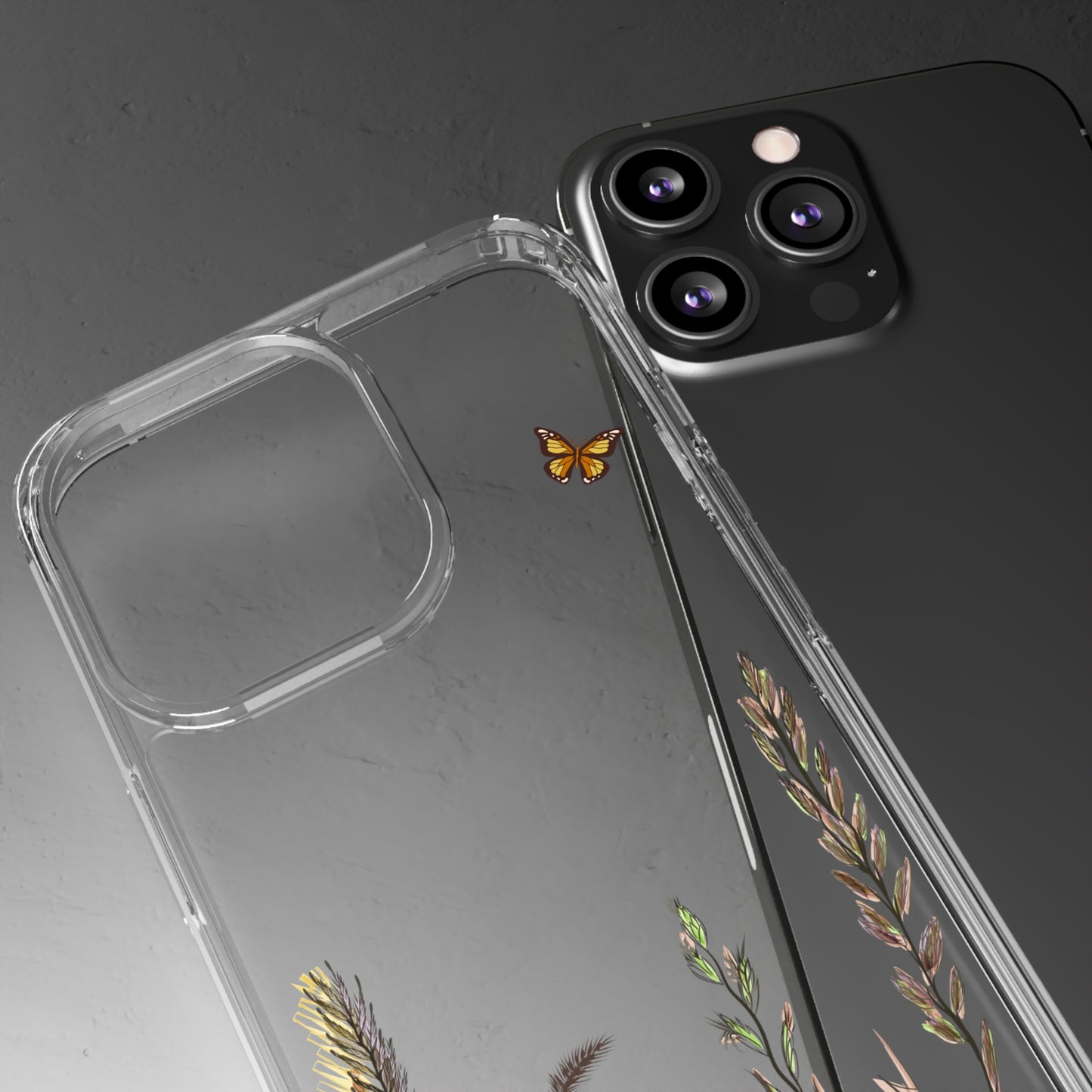 Clear Wildflowers | Clear iPhone Case / Samsung Case