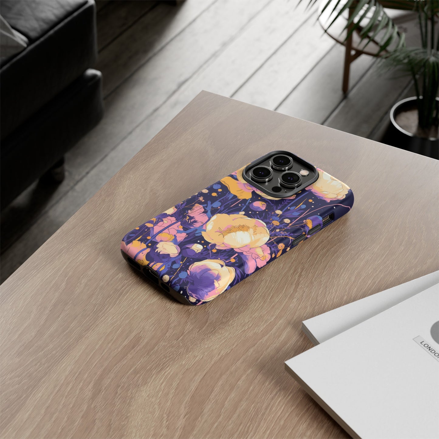 Night Cotton Flowers iPhone Case / Samsung Case