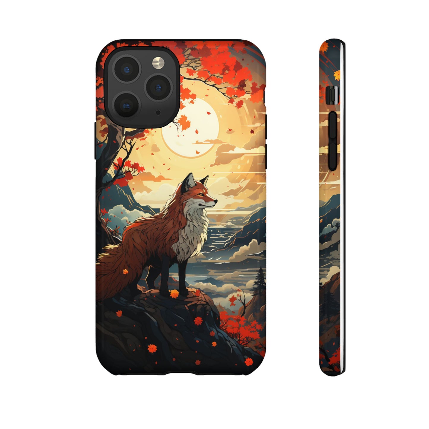 Japanese Wolf Aesthetic Phone Case