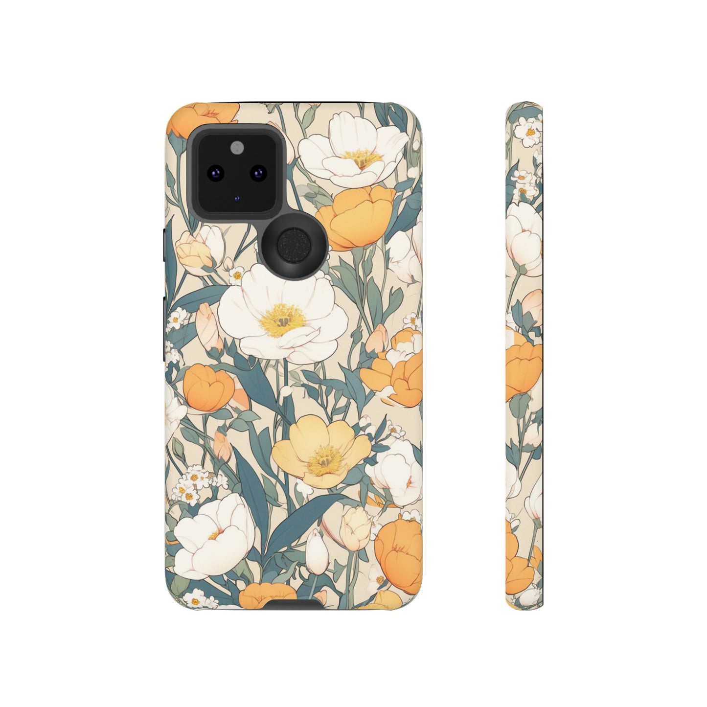 Tall White Flowers iPhone Case / Samsung Case