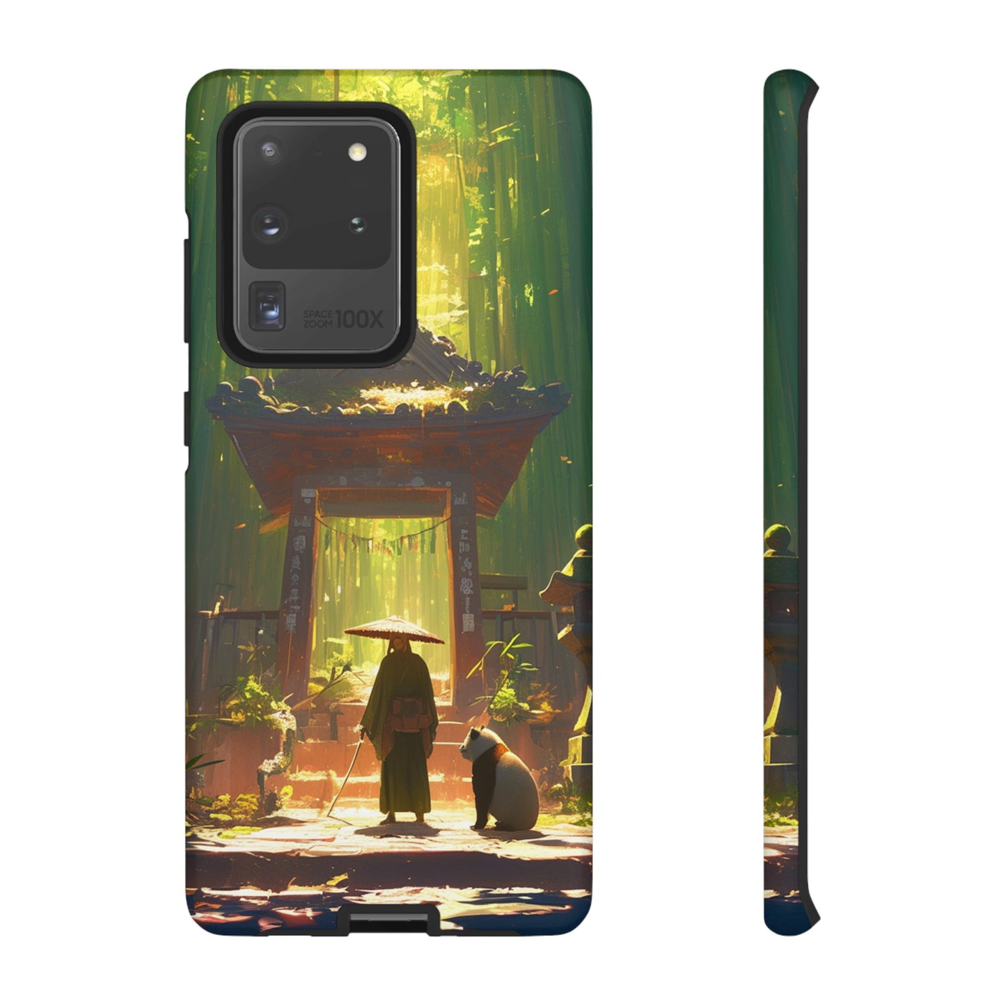 Vintage Japanese PandaTemple Aesthetic iPhone Case, iPhone 15 Pro Max 14 13 12 11 Mini, Samsung Galaxy S23 S22, Google Pixel 7 6 Pro