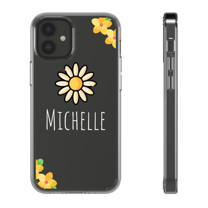 Custom Clear Sunflower | Clear iPhone Case / Samsung Case