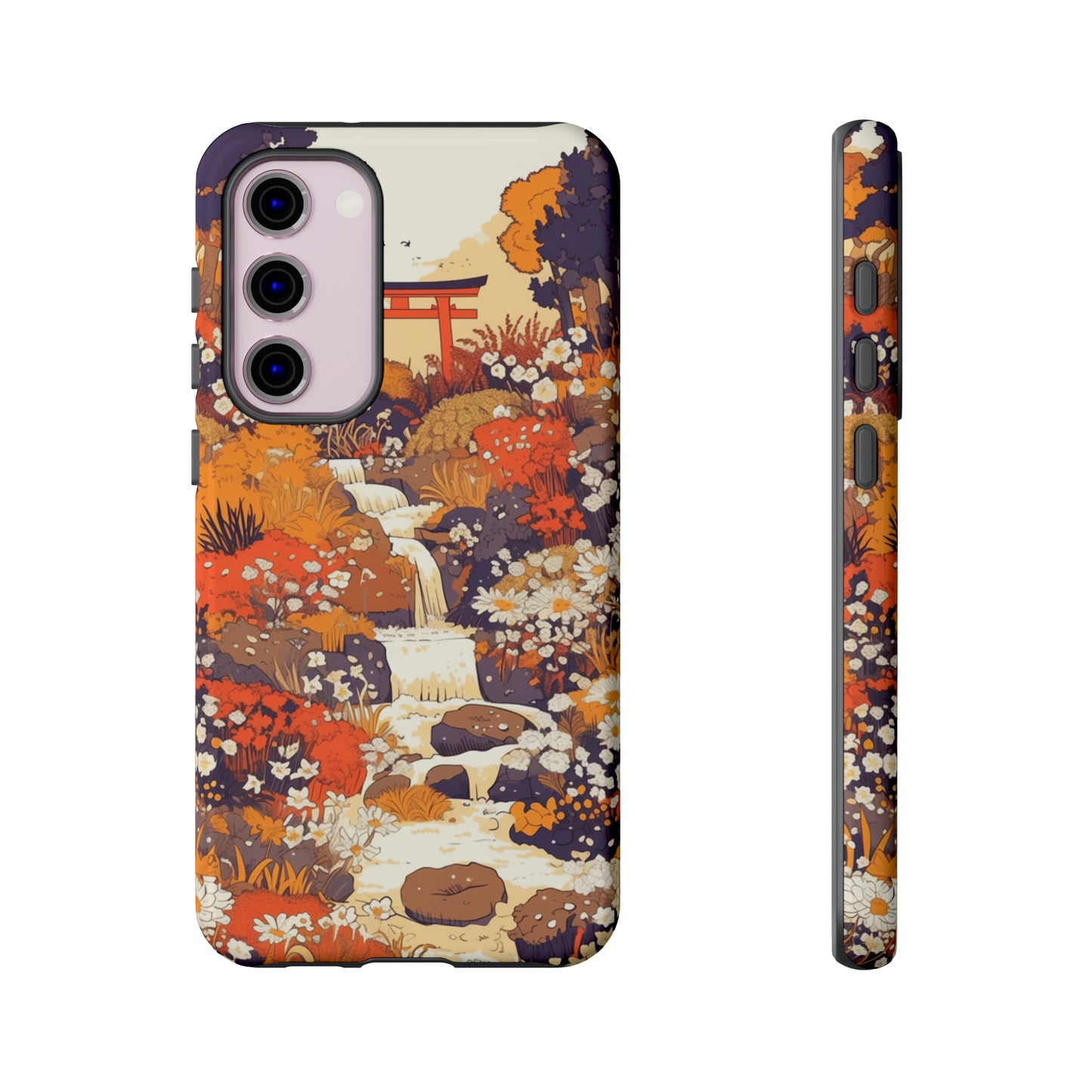 Rising Mountains & Rapid Rivers, Wildflower iPhone Case