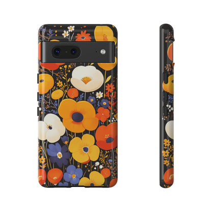 Retro Chaos, Wildflower iPhone Case / Samsung Case, Gift for Floral Lovers, Gift for Her