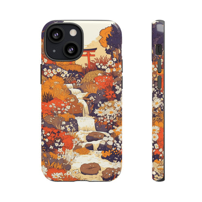 Rising Mountains & Rapid Rivers, Wildflower iPhone Case