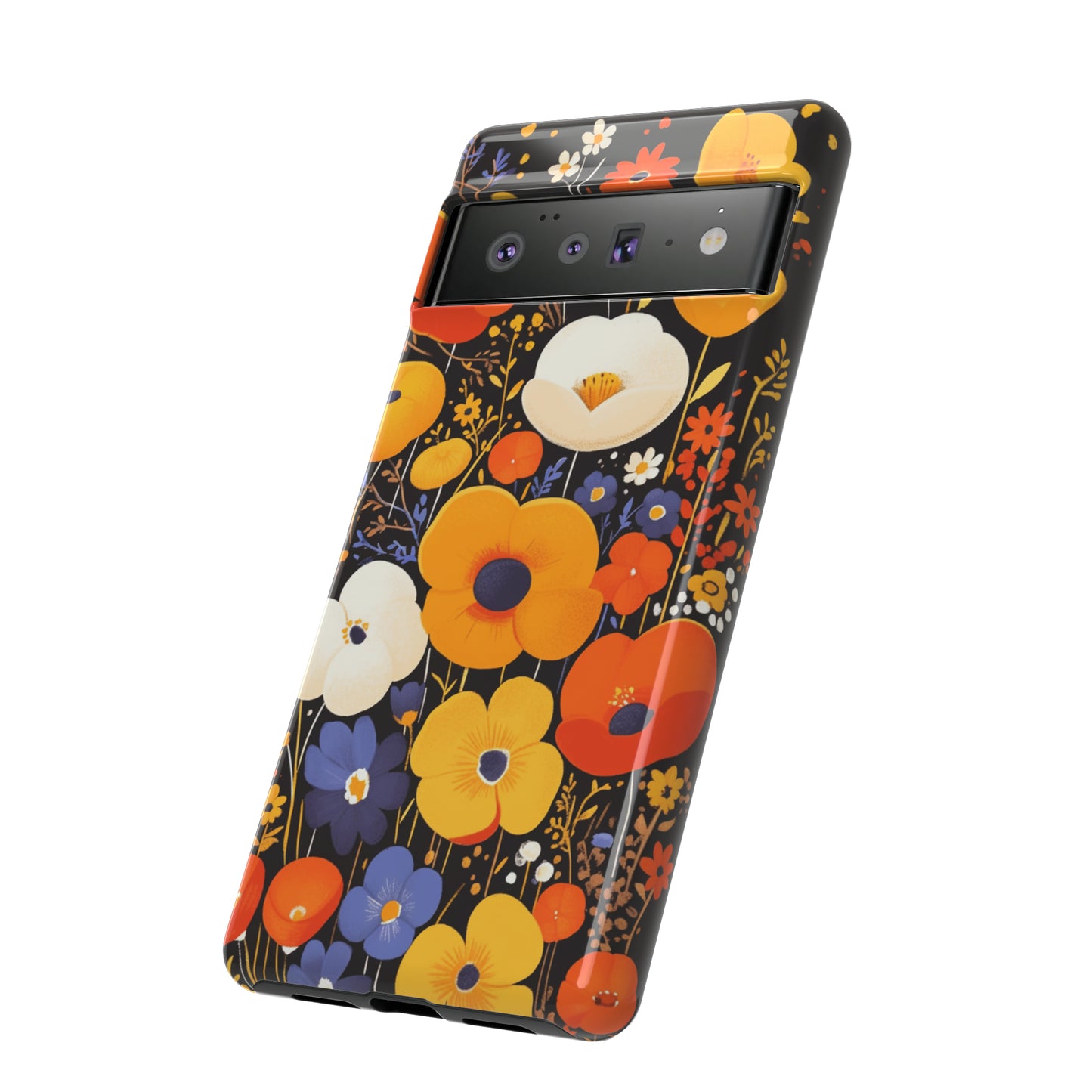 Retro Chaos, Wildflower iPhone Case / Samsung Case, Gift for Floral Lovers, Gift for Her