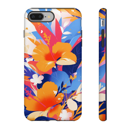 Vintage Abstract Flowers iPhone Case / Samsung Case