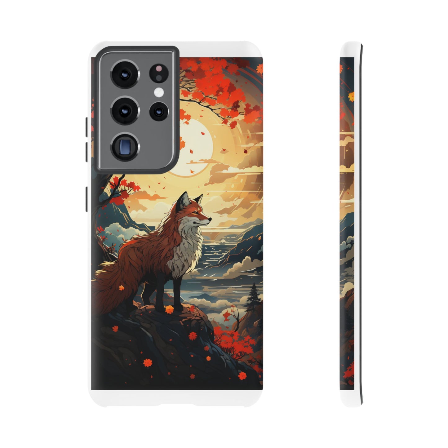 Japanese Wolf Aesthetic Phone Case