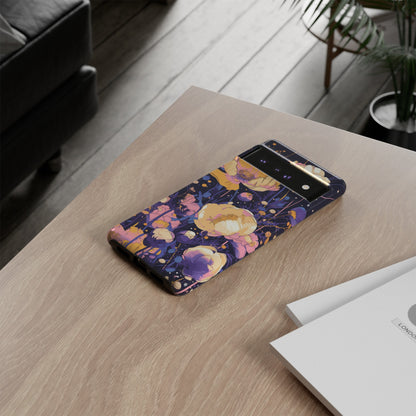 Night Cotton Flowers iPhone Case / Samsung Case