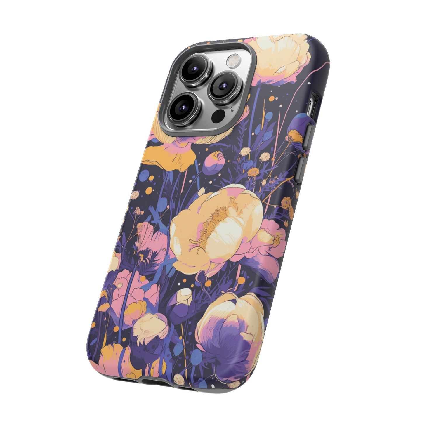 Night Cotton Flowers iPhone Case / Samsung Case