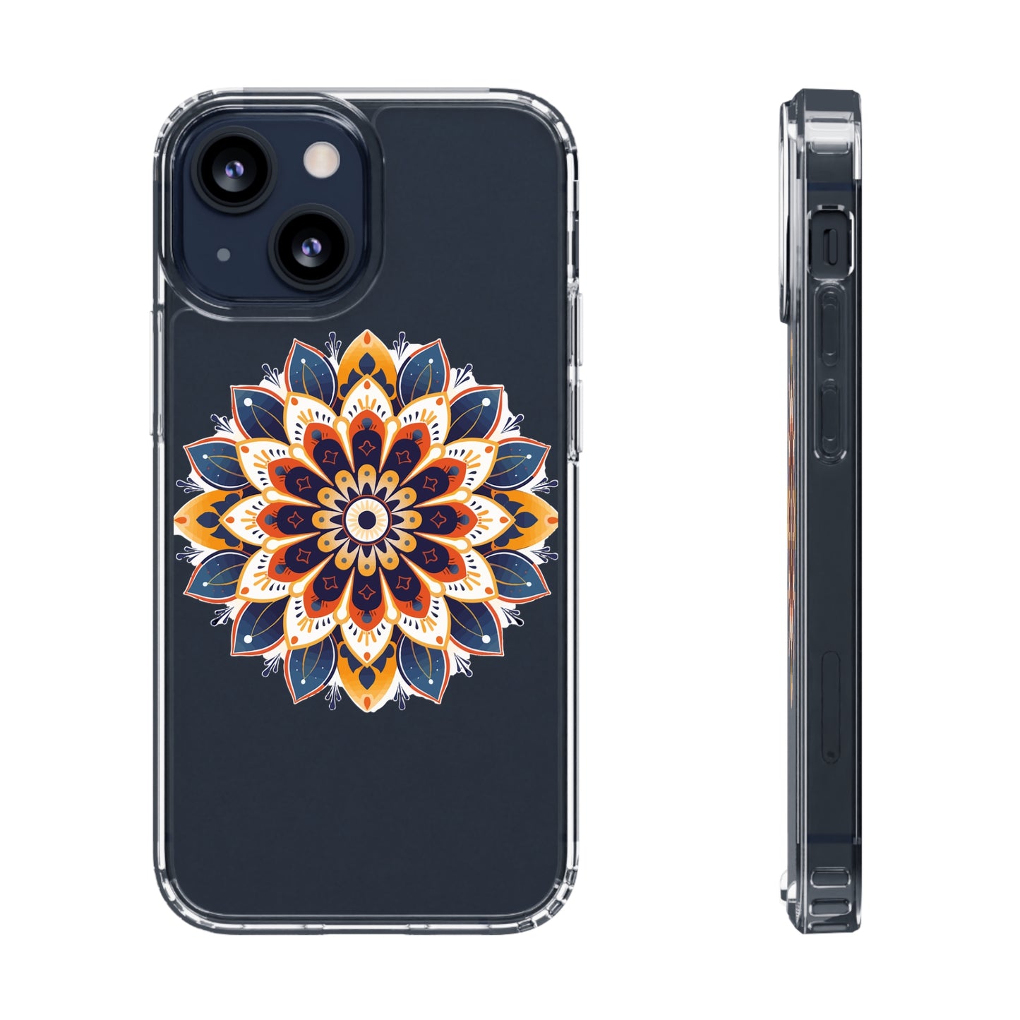 Amber Mandala | Clear iPhone Case / Samsung Case