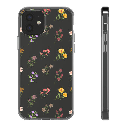 Floral Pattern | Clear iPhone Case / Samsung Case