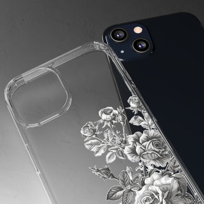 Chrome Roses | Clear iPhone Case / Samsung Case