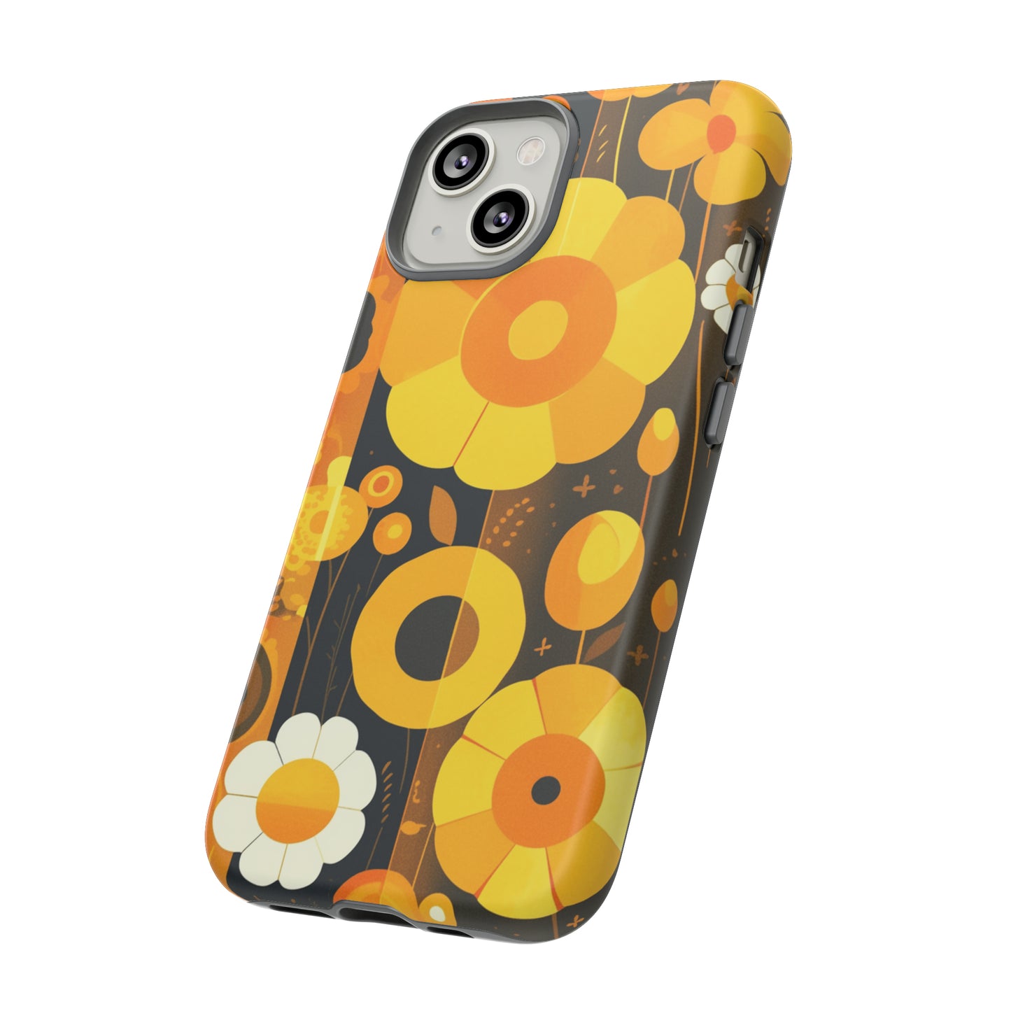 Floral Lines Retro iPhone Case / Samsung Case