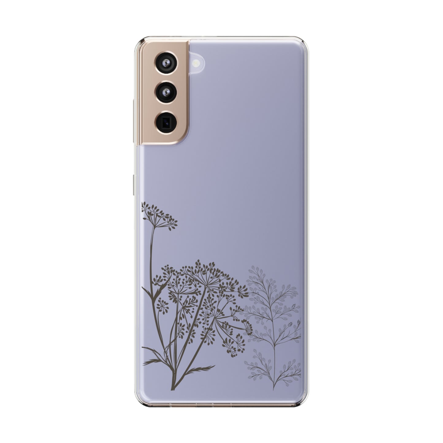 Wildflower Bushes | Clear iPhone Case / Samsung Case