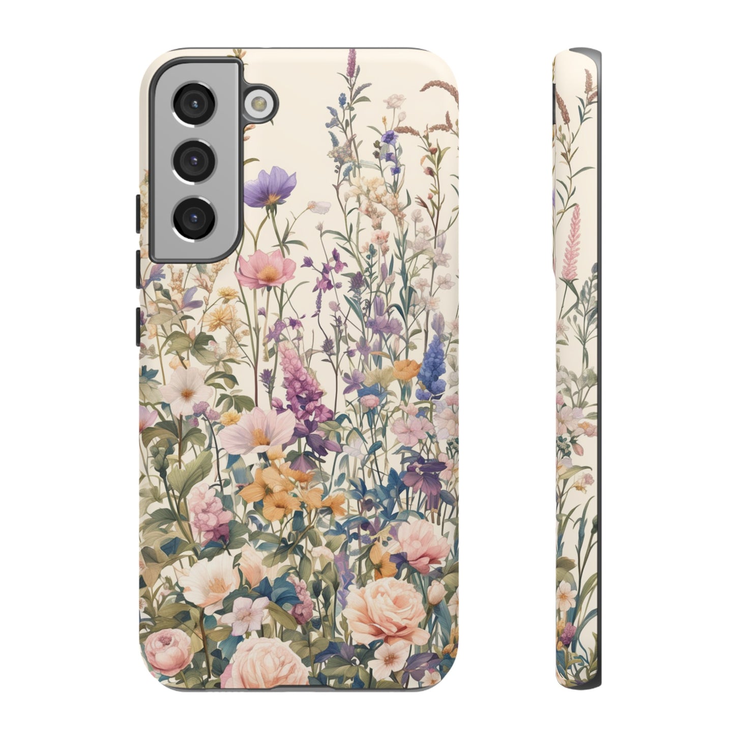 Tall Vintage Wildflowers iPhone Case / Samsung Case