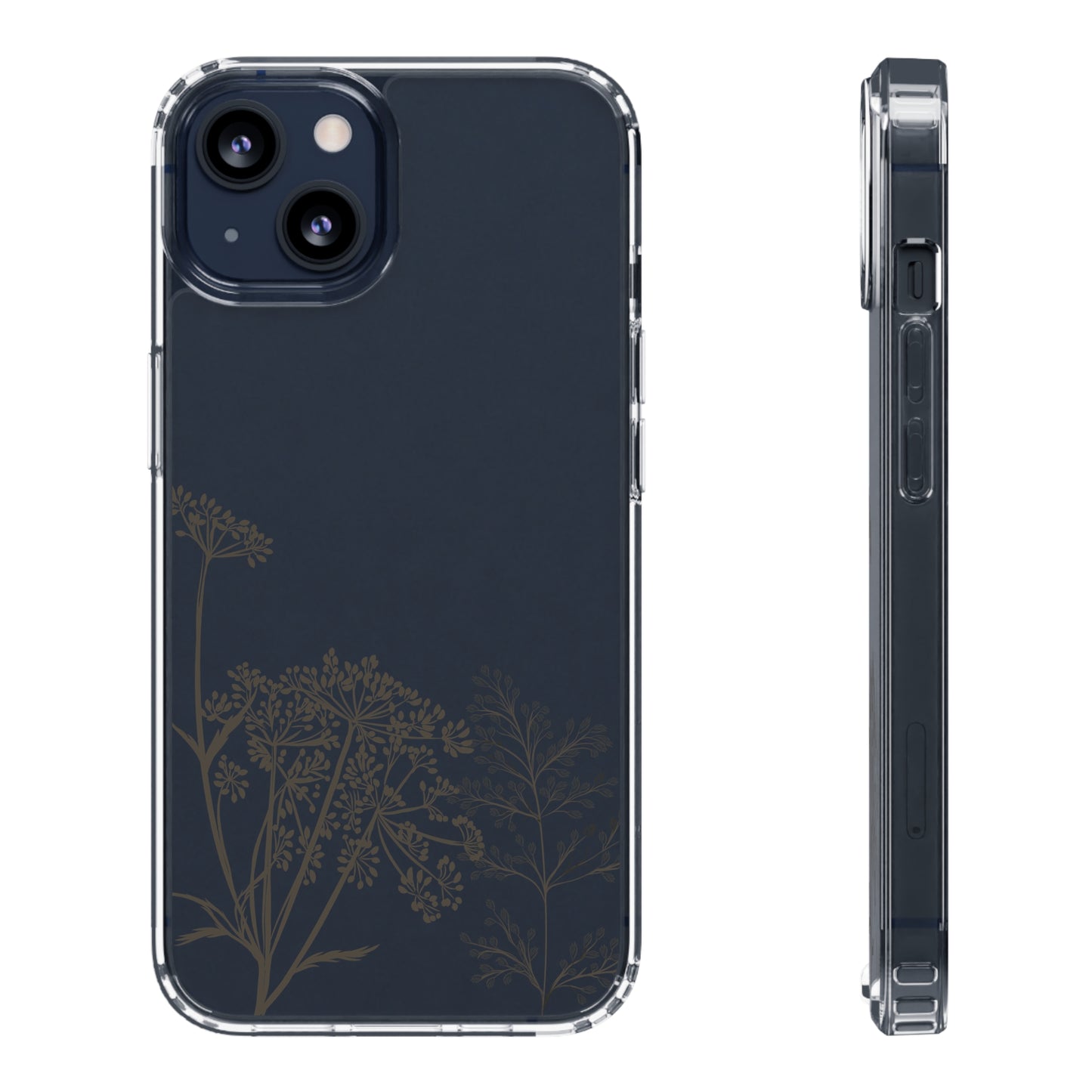 Wildflower Bushes | Clear iPhone Case / Samsung Case