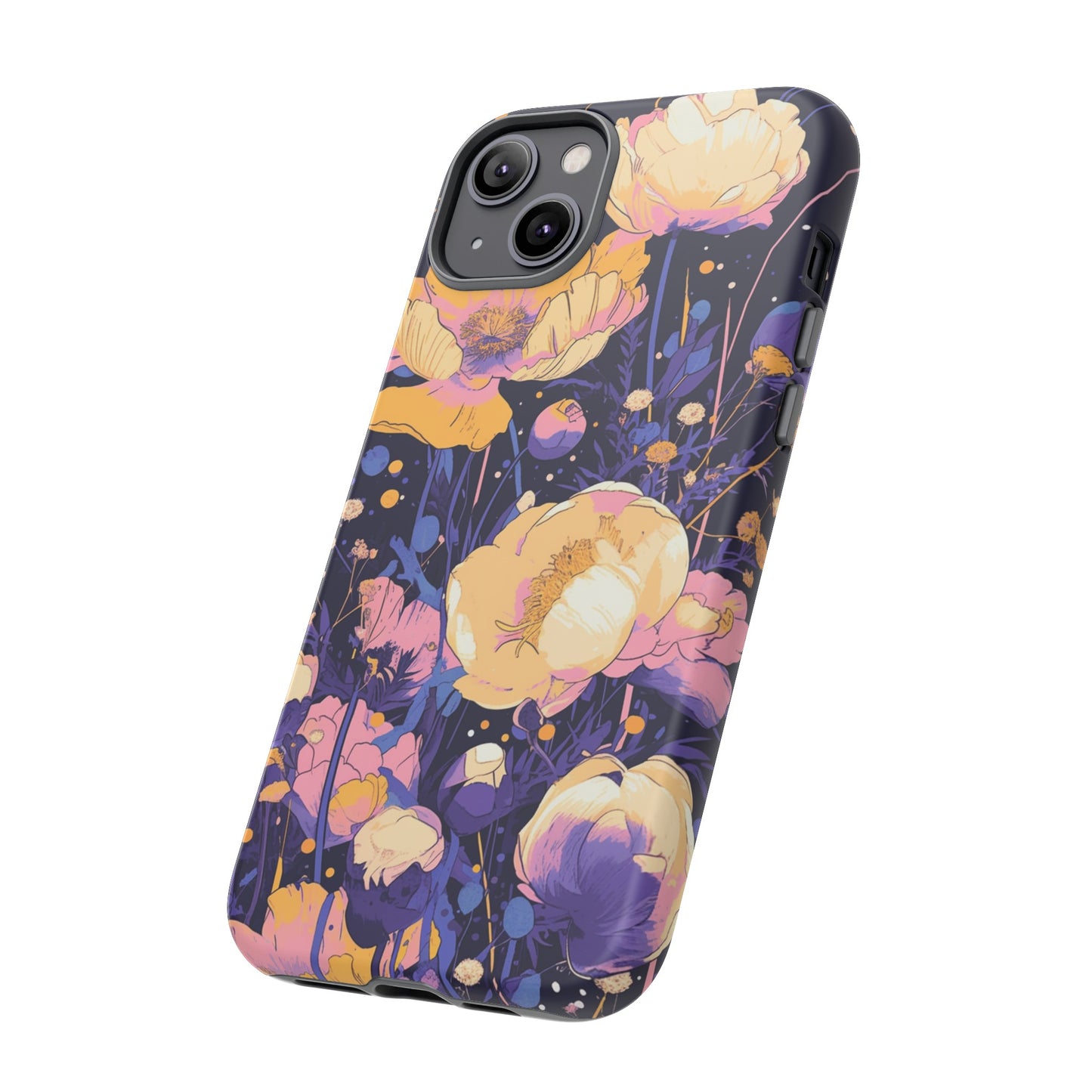 Night Cotton Flowers iPhone Case / Samsung Case