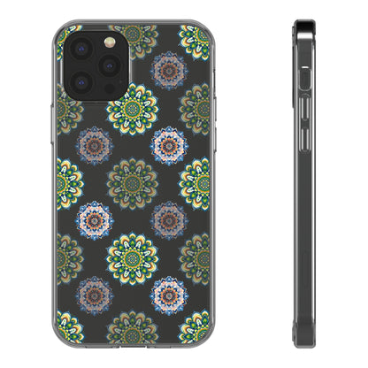 Lime Mandala Pattern | Clear iPhone Case / Samsung Case