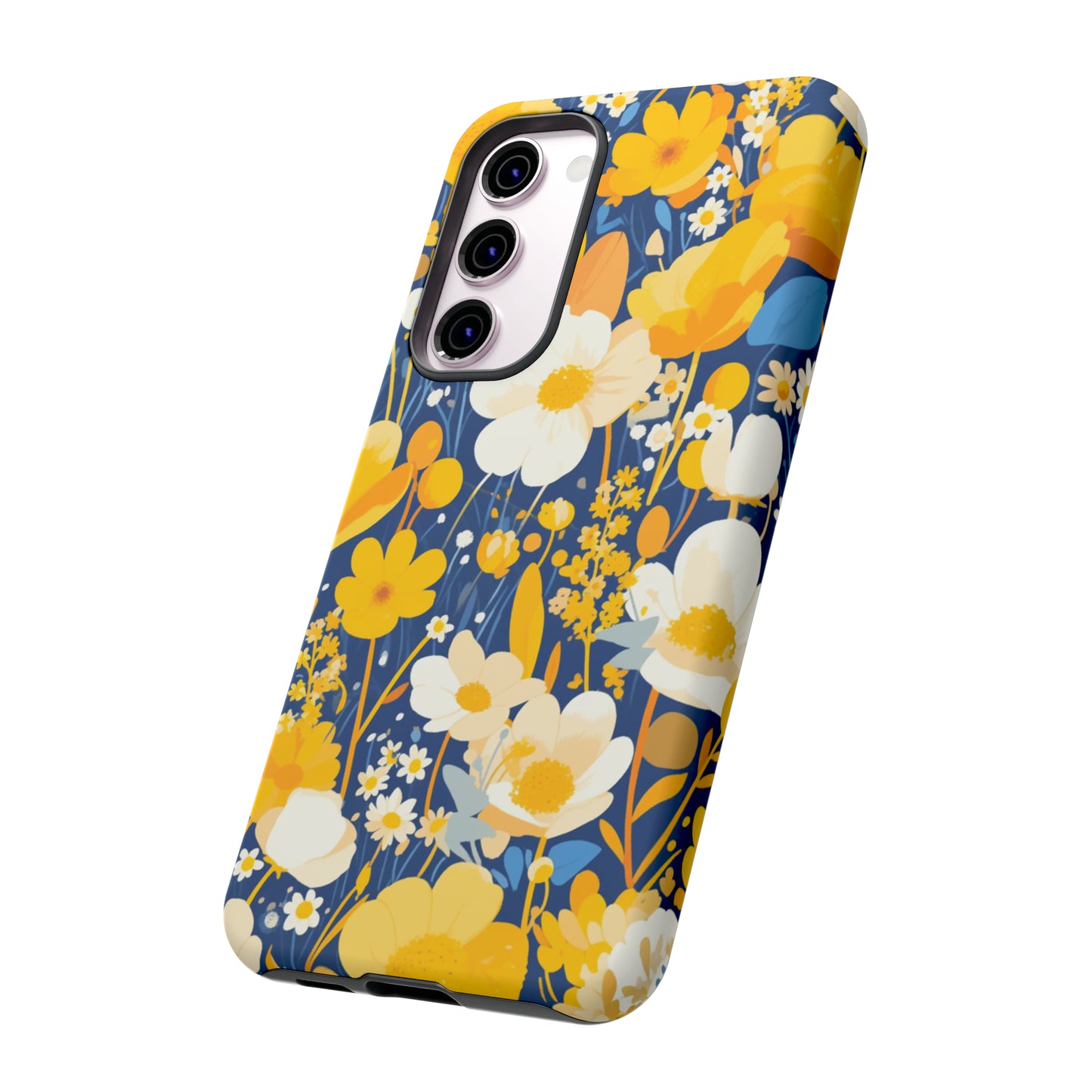 Wildflower Abstract Retro 70s iPhone Case / Samsung Case